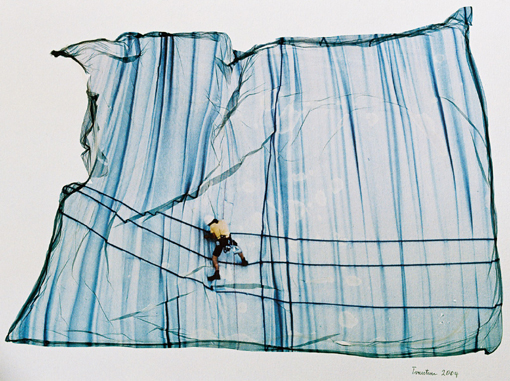 Der Kletterer - christo and jeanne claude wrapped reichstag
